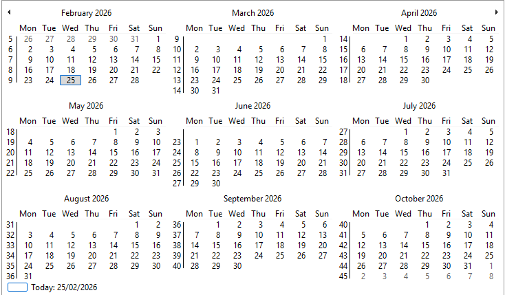 SOAP2 expiry calendar