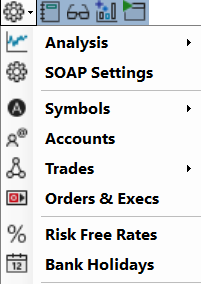 Soap Settings Menu